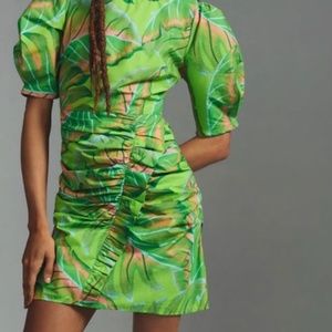 Farm Rio puff sleeve dress